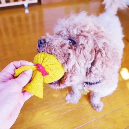 Made in Japan Squeaky Fleece Candy Toy